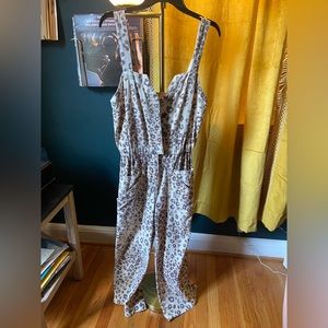 Current air print jumpsuit size SMALL